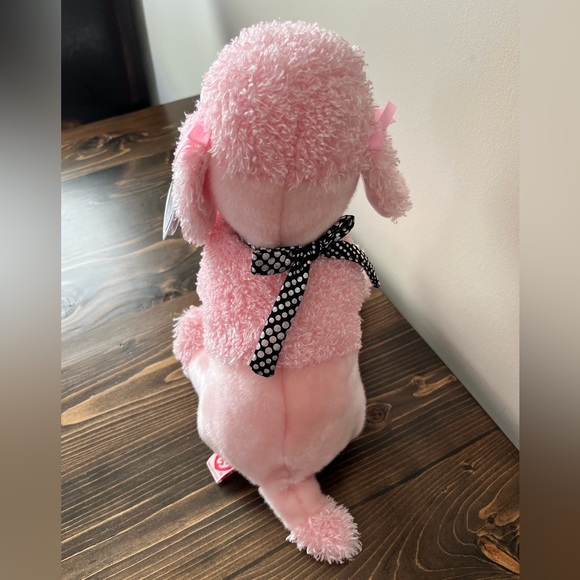 Ty Beanie Buddy “Brigitte” the Pink Poodle - 10 inch - Picture 4 of 7